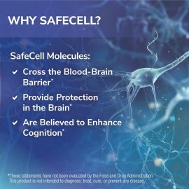 Tesseract Medical Research SafeCell, Glutathione 300mg Neurological Supplement, 60 Capsules