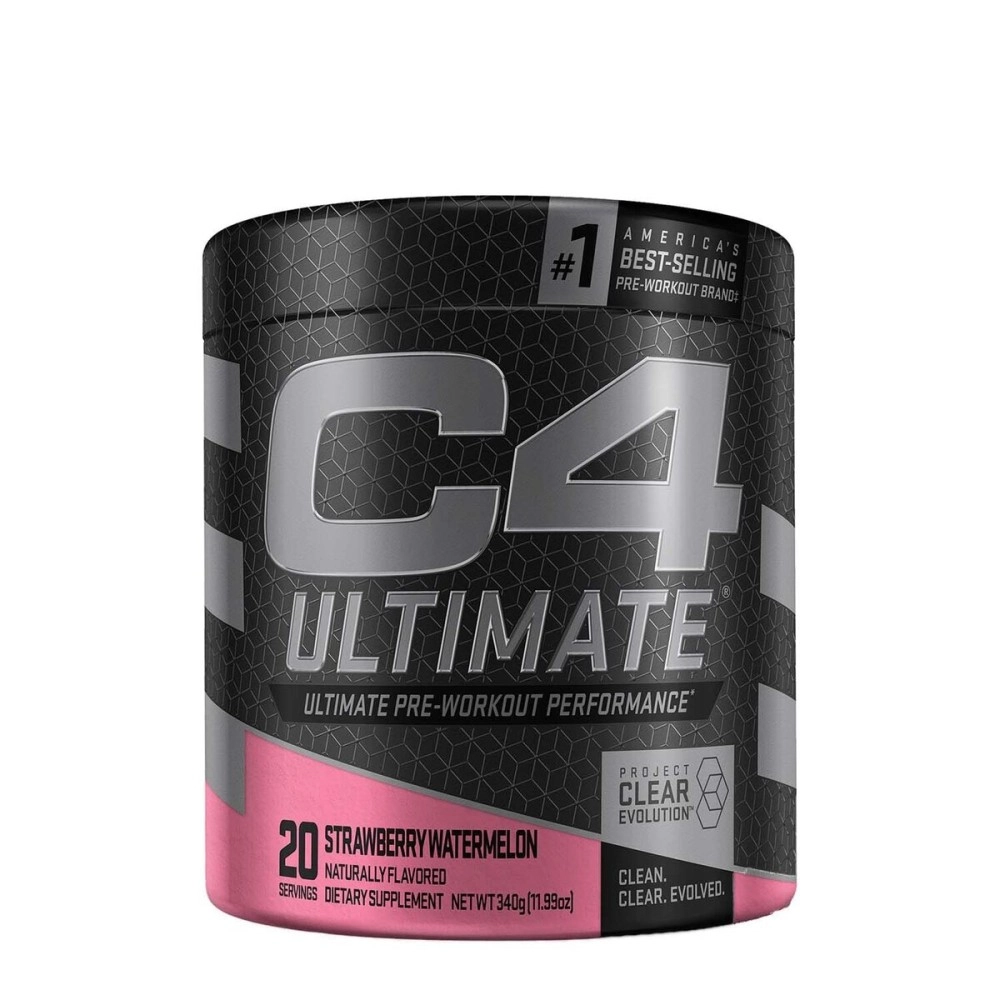 Cellucor C4 Ultimate Pre Workout Powder Watermelon - Sugar Free Preworkout Energy Supplement for Men & Women - 300mg Caffeine + 3.2g Beta Alanine + 2 Patented Creatines - 20 Servings