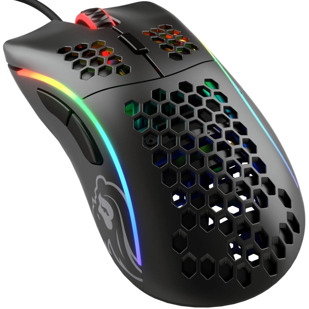 Gloriuos Black Gaming Mouse - Glorious Model D Gaming Mouse Honeycomb - Ultralight RGB Mouse - PC Mouse - 68 g - Matte Black Mouse