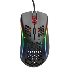 Gloriuos Black Gaming Mouse - Glorious Model D Gaming Mouse Honeycomb - Ultralight RGB Mouse - PC Mouse - 68 g - Matte Black Mouse