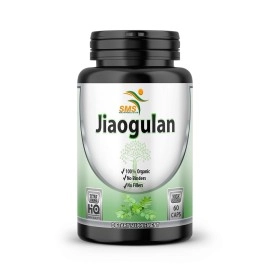 SMSHEALTHPRODUCTS.com Jiaogulan Pills, 60 Capsules (Extract 10:1, Vegetarian, Non-GMO & Gluten-Free) Gynostemma AMPK Metabolic Activator Pentaphyllum