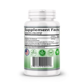 SMSHEALTHPRODUCTS.com Jiaogulan Pills, 60 Capsules (Extract 10:1, Vegetarian, Non-GMO & Gluten-Free) Gynostemma AMPK Metabolic Activator Pentaphyllum