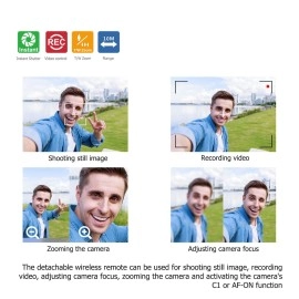 JJC VCT-VPR1 Compact Remote Control Tripod Stand for Sony ZV-1 A7R IV A7 III A7S III A6000 A6600 A6500 A6400 A6300 A6100 RX100 VII RX10 FDR-AX53 AX33 AX43 AX100 AX700 HDR-CX405 CX440 CX455 CX675 CX900