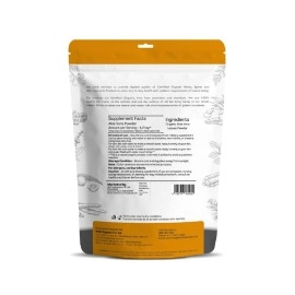 Just Jaivik USDA Organic Certified Aloe Vera Powder (Aloe Barbadensis, 227g /0.5 LB)