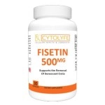 CYTOLYFE Fisetin 500mg 98% Pure Fisetin 500mg Therapeutic Dose 30 Capsules Senolytic Activator Anti-Aging Longevity