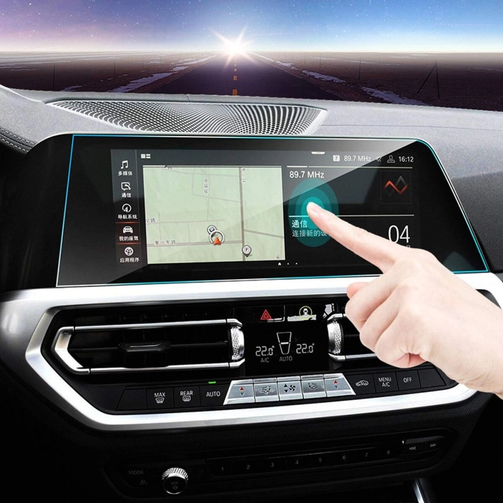 TTCR-II Compatible with BMW 3 Series Screen Protector 10.25-Inch 2019-2022, For 4 Series Touchscreen 2021-2023,Tempered Glass Screen Protector For BMW G20 and G22