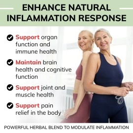 Limelight Herbals - Inflammation Formula with Potent Liquid Turmeric, Boswellia, and Ginger, Hyper-Concentrated Herbal Drops, with 2000mg Raw Herbal Extracts Per 1mL Serving, 60 Servings, 2 Ounces
