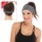 IUGA Adjustable Headbands for Women Non Slip Stretchy Workout Sweatbands for Sports Yoga Fitness Running Hairbands Bike Helmet Friendly Fits All Women & Men SPACE DYE GRAY NEW