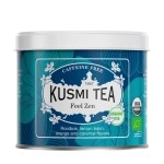 Kusmi Tea - Infusion Bio Feel Zen - Herbal mix and apple, orange-caramel aroma - organic rooibos infusion without theine, in bulk - 100g Metal Tin