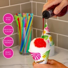 Hawaiian Shaved Ice Syrup 6 Pack, Quarts