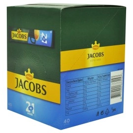 Jacobs 2 in 1 Unsweetened Instant Coffee - 40 sticks