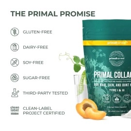 Primal Harvest Collagen Powder for Women or Men, Collagen Peptides Powder Type I & III, 10 Oz for Hair, Skin, Nail, Joint Support Colageno Hidrolizado en Polvo