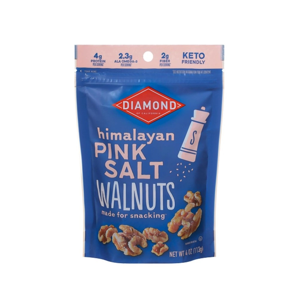 Diamond of California Himalayan Pink Salt Walnuts, 4 oz, 1 Pack