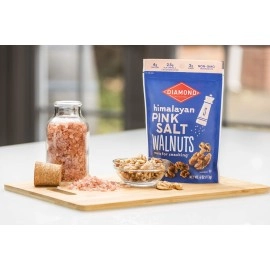 Diamond of California Himalayan Pink Salt Walnuts, 4 oz, 1 Pack
