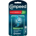 Compeed Advanced Blister Care 8 Count Sports Medium (2 Packs), Hydrocolloid Bandages, Heel Blister Patches, Blister on Foot, Blister Prevention & Treatment Help, Waterproof Cushions