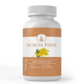 PURE ORIGINAL INGREDIENTS Acacia Fiber (100 Capsules) Natural Prebiotic Dietary Supplement*