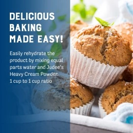 Judee\'s Gluten Free Heavy Cream Powder - 1.5lb (24oz) Resealable Pouch | 100% Non-GMO, Keto-Friendly, Preservative-Free, Gluten-Free & Nut-Free | Healthy Coffee Creamer | Made in the USA