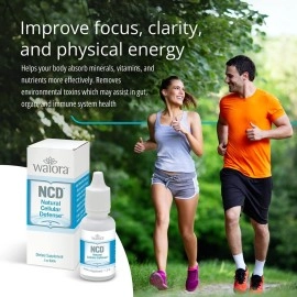 Waiora NCD Activated Liquid Zeolite Drops, for Natural Body Cleanse & Promote Immune Support, Mix in Food/Drinks, All Natural, Promote pH Balance - 1 Bottle (0.5 oz), 90 serv.