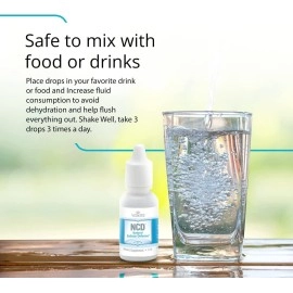 Waiora NCD Activated Liquid Zeolite Drops, for Natural Body Cleanse & Promote Immune Support, Mix in Food/Drinks, All Natural, Promote pH Balance - 1 Bottle (0.5 oz), 90 serv.