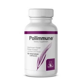 Graminex Pollimmune 500mg Beta 1,3 / 1,6 Glucan (Baker\'s Yeast) and Flower Pollen Extract Antioxidant Formula, Natural Immune System Support Supplement & Energy Booster - 90 Vegetarian Capsules