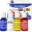 Chefmaster - 4th of July Liqua-Gel Food Color Kit - 4 Pack - Vibrant Patriotic Colors, Easy-To-Blend Formula, Fade-Resistant - For Cake Decorating, Cookie Decorating, Drinks and More - Made in the USA