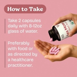 Organic Irish Sea Moss Capsules with Beet Root - Premium Quality Sea Moss Supplement - Support Heart Health, Immune System, Athletic Performance | Vegan-Friendly Organic Sea Moss Capsules