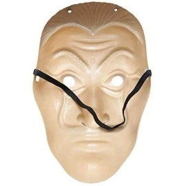 AMARONE Money robbery mask salvador Dali Cosplay halloween Dali mask Realistic Movie Prop Face Mask 2pack