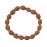 ASTRODIDI unisex-adult 3 Mukhi Rudraksha Java Beads Bracelet (Brown)