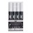 Mr. Pen- White Chalk Markers, 4 Pack, Dual Tip, 8 Assorted Colors, For Non-Porous Surfaces, Reversible Chisel and Bullet Tip