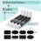 Mr. Pen- White Chalk Markers, 4 Pack, Dual Tip, 8 Assorted Colors, For Non-Porous Surfaces, Reversible Chisel and Bullet Tip