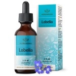 HERBAMAMA Lobelia Liquid Extract - Organic Herb Tincture Supporting Lung, Muscle & Joint Function - Natural Herbal Drops for Mood & Stress Relief - Vegan Supplement, No Sugar or Alcohol - 2 fl. Oz