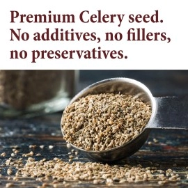 The Spice Way Celery Seed - premium whole seeds 8 oz