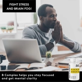 Youth & Tonic Super B Complex for Clear Mind Healthy Energy Metabolism | Mental Focus Stress Tiredness B 100 | Support for Nervous System Vitamin B Complex