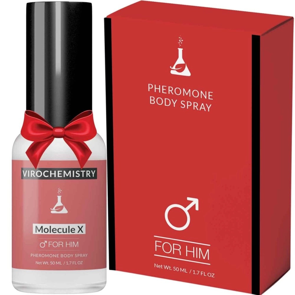 VIROCHEMISTRY Pheromones to Attract Women for Men (Molecule X) Body Spray - Bold, Extra Strength Human Pheromones Fragrance Body Spray - 50ml (Human Grade Pheromones to Attract Women)