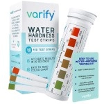 Premium Water Hardness Test Kit | Fast and Accurate Hard Water Quality Testing Strips for Water Softener Dishwasher Well Spa Pool, etc. | 0-425 ppm | Calcium and Magnesium Total Hardness (150 Strips)