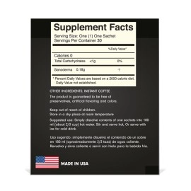 Eternal Spirit Beauty Gourmet Ganoderma (REISHI) Black Coffee 2 in1 Made in USA Cafe Negro con ganoderma