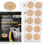 MagnetRX Magnetic Acupressure Patches - 3,500 Gauss Ultra Strength Magnetic Patches - Acupressure Magnetic Plaster (20 Pack)