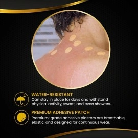 MagnetRX Magnetic Acupressure Patches - 3,500 Gauss Ultra Strength Magnetic Patches - Acupressure Magnetic Plaster (20 Pack)