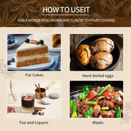 52USA Star Anise 4oz, NON-GMO Verified Whole Chinese Star Anise Pods, Dried Anise Star Spice (Organic, 4 Ounce (Pack of 1))