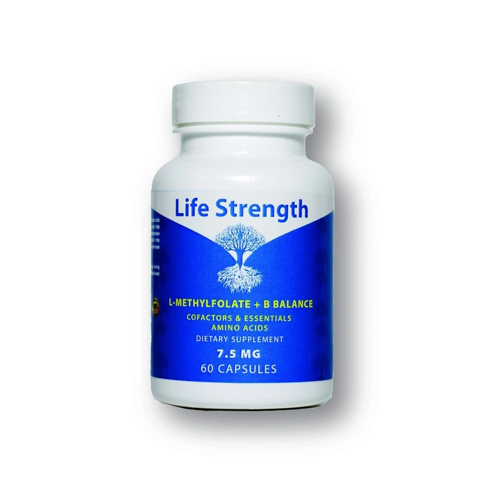 L-Methylfolate + B Balance (7.5mg) - 5-MTHF, B6, B2 & B12 Methylcobalamin B Complex - 60 Capsules - Professional Strength Active Methyl Folate - Non GMO, Gluten Free, No Fillers