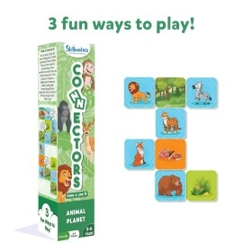Skillmatics Educational Game : Connectors Animal Planet | Gifts for Ages 3-6 | Super Fun for Travel & Family Game Night