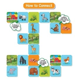 Skillmatics Educational Game : Connectors Animal Planet | Gifts for Ages 3-6 | Super Fun for Travel & Family Game Night
