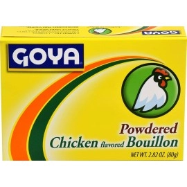 Goya Powdered Chicken Flavored Bouillon, (3 Pack, Total of 8.46oz)