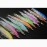 Tigofly 10 pcs 10 Colors 1/0 4cm High Carbon Hook Holo Silver Salmon Trout Sea Bass Steelhead Minnow Fly Fishing Flies Lure Set