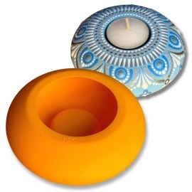 Happy Dotting Company Tea Light Candle Holder Sili..