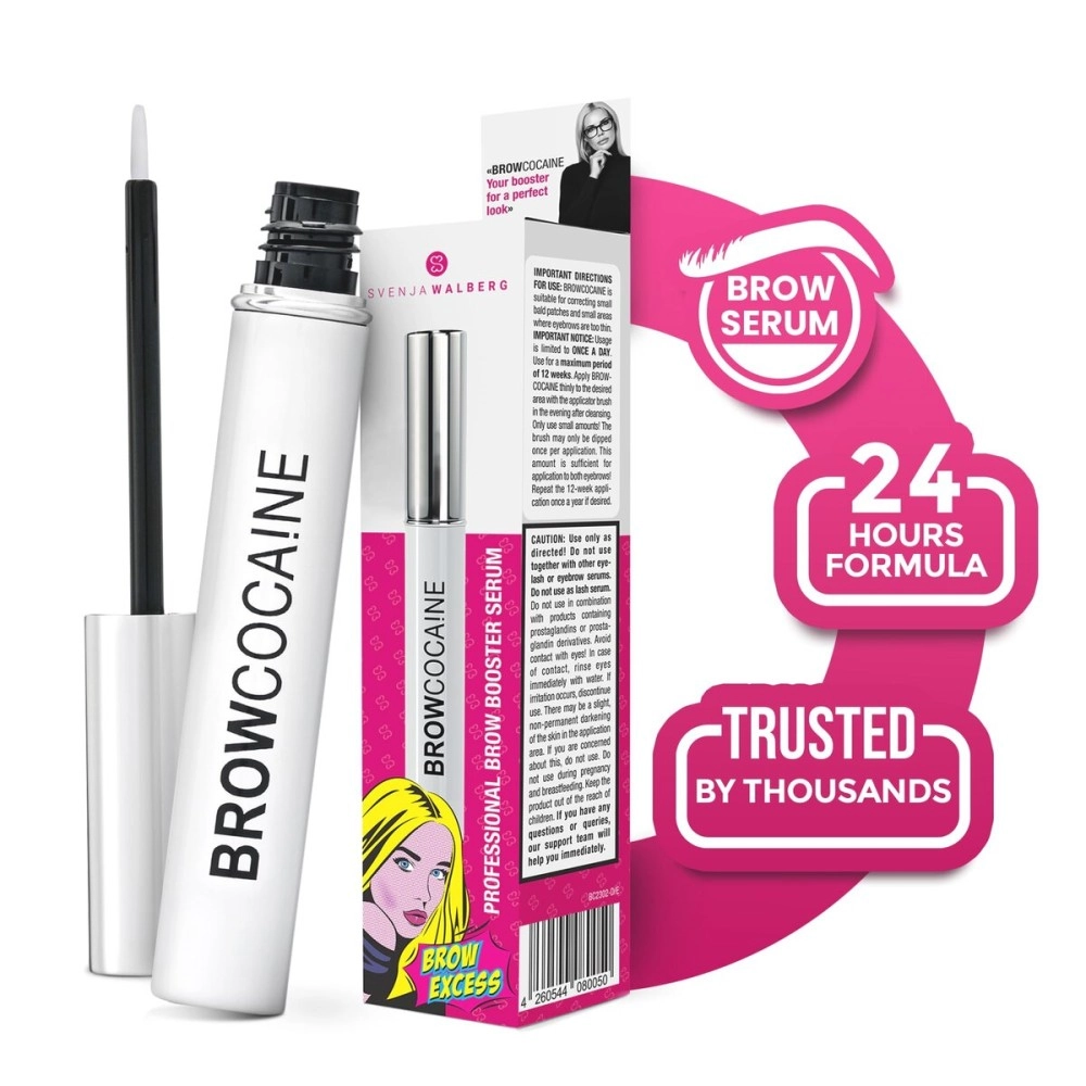 Svenja Walberg BROWCOCA!NE eyebrow growth serum for thicker brows I vegan eye-brow booster for rapid brow growth I test winner eyebrow growth MADE IN GERMANY