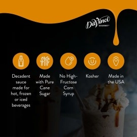 DaVinci Gourmet White Chocolate Sauce, 64 Fluid Ounce (Pack of 1)