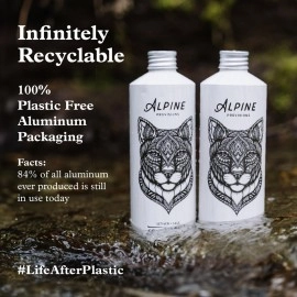 Alpine Provisions Cedar & Sandalwood Body Wash - Cleanse & Moisturize Naturally with Essential Oils - Vegan, Sulfate & Plastic Free - Gentle on Skin Natural Body Wash for Men and Women - 16.9 fl oz