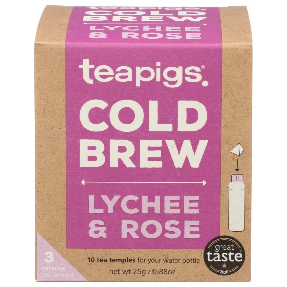 teapigs COLD BREW LYCHEE & ROSE
