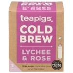 teapigs COLD BREW LYCHEE & ROSE